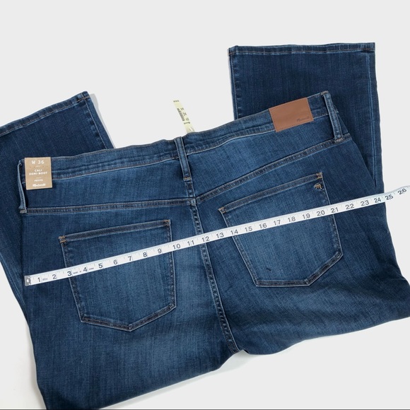 NWT MADEWELL 🔥 Cali Demi-boot high rise petit jeans  W 3️⃣6️⃣ - Picture 8 of 10